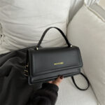 Elegant small square bag, retro underarm bag
