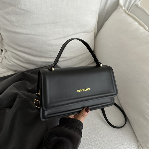 Elegant small square bag, retro underarm bag