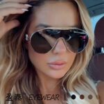 Metallic sunglasses, the same style worn by influencers on Instagram