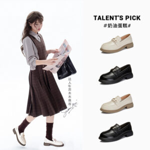 Women's genuine leather loafers